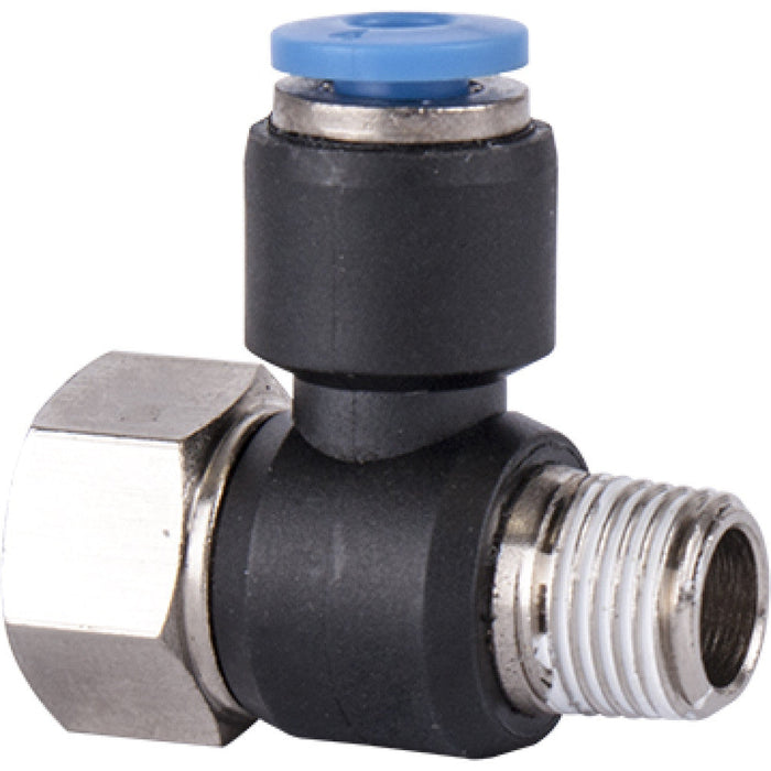AirCraft | PU Hose Fitting Tee 4mm X 1/8"F X 1/8" M