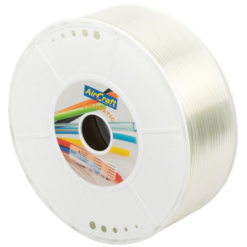AirCraft | Polyurethane Hose 6mm O.D. per Metre Transparent-Toolcraft