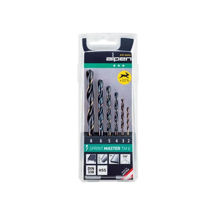 Alpen | Drill Bit HSS Sprint Master Set TM6 6Pc-Toolcraft