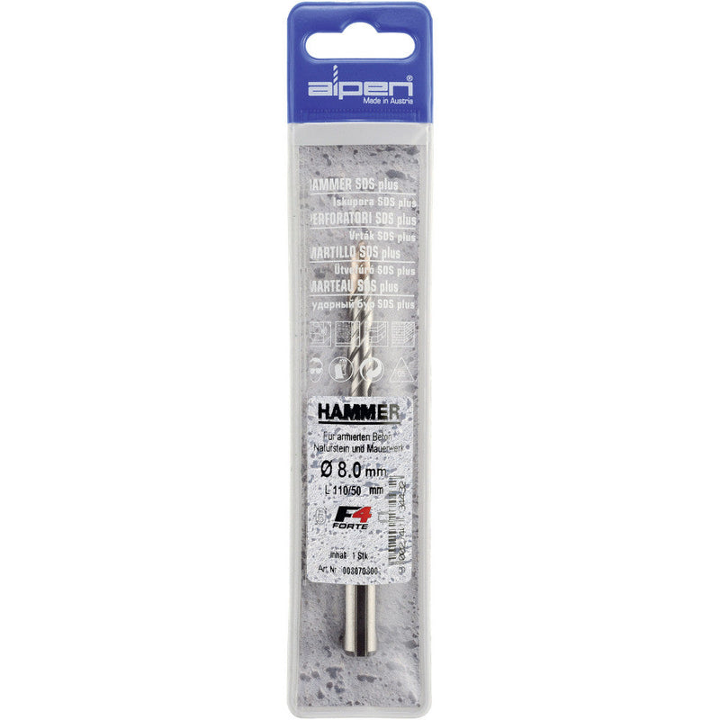 Alpen | Drill Bit SDS-plus F4 Forte 4,0mm X 110/50mm-Toolcraft