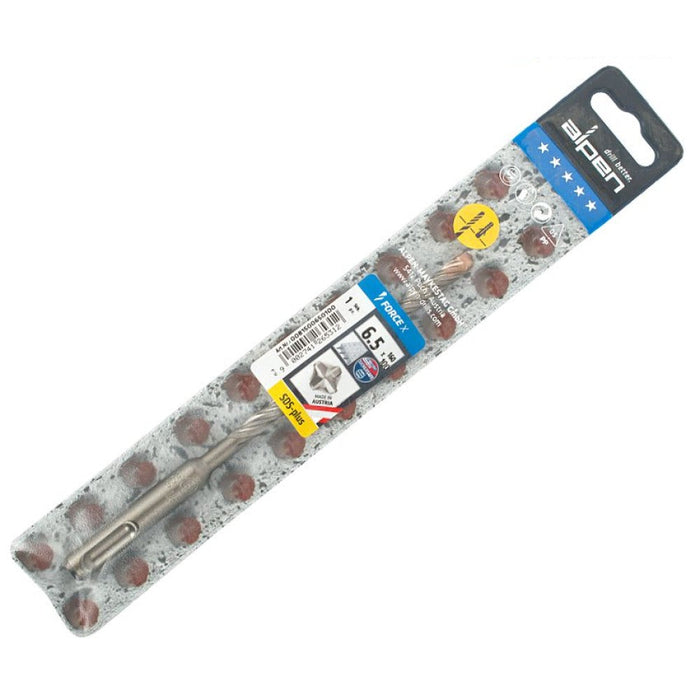 Alpen | Drill Bit SDS-plus Force X 6.5mm X 160/100mm X4 Cutting Edges