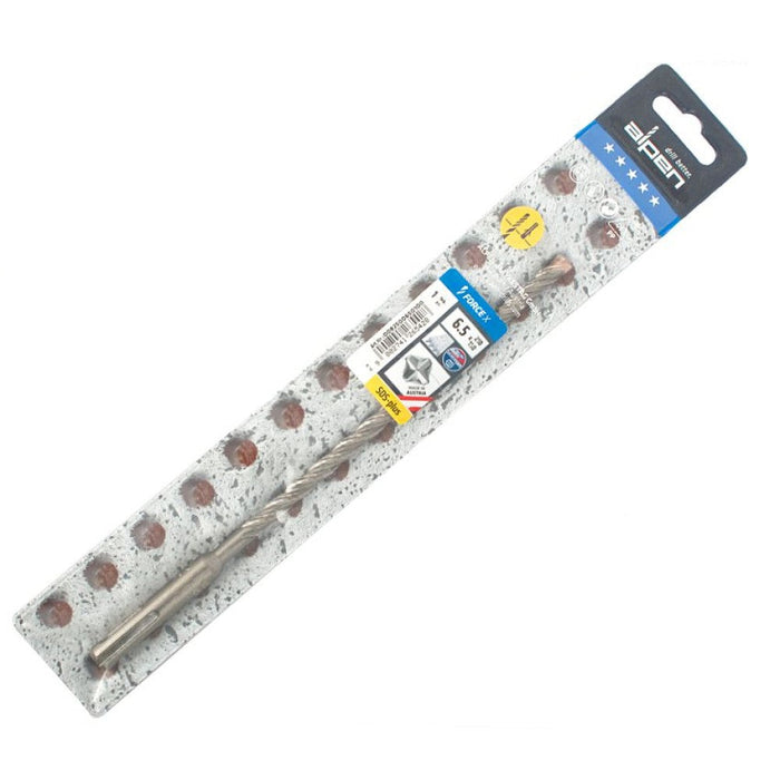 Alpen | Drill Bit SDS-plus Force X 6.5mm X 210/150mm X4 Cutting Edges