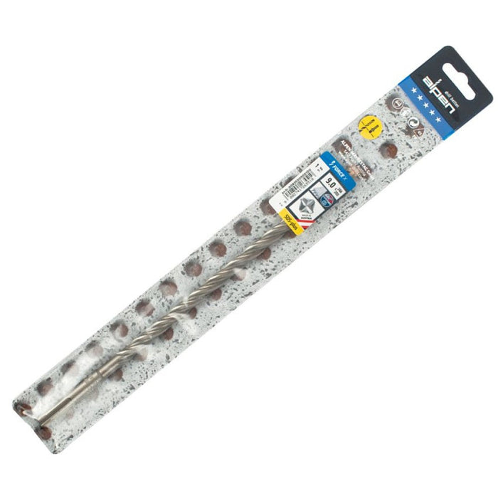 Alpen | Drill Bit SDS-plus Force X 9.0mm X 260/200mm X4 Cutting Edges