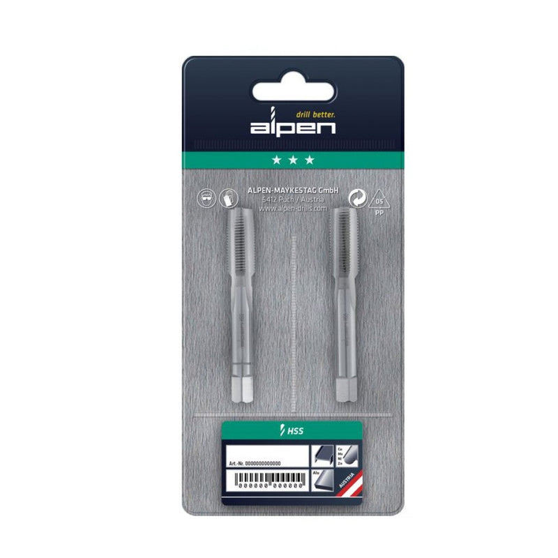 Alpen | Tap Set HSS Imperial G 1/8" Pouched-Toolcraft