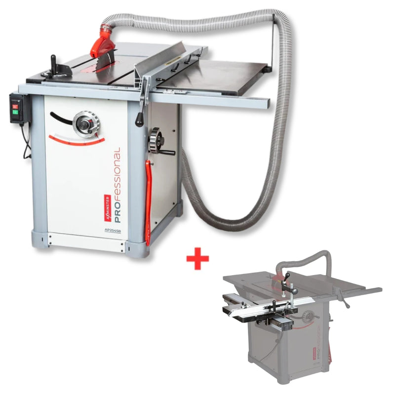 Axminster Professional | Table Saw AP254SB + FREE Sliding Table-Toolcraft