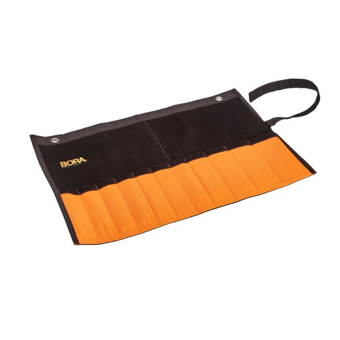 BORA | 11 Pocket Genuine Suede Leather Tool Roll (Online only) - Toolcraft