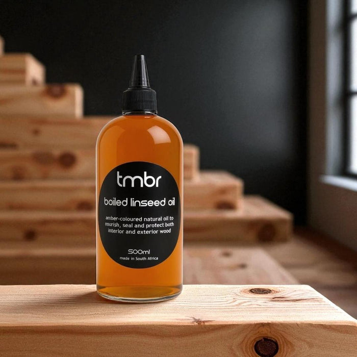 tmbr | Boiled Linseed Oil 500ml Plastic Squirt Bottle