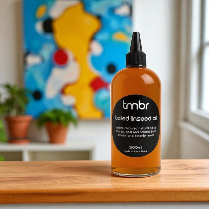 tmbr | Boiled Linseed Oil 500ml Plastic Squirt Bottle