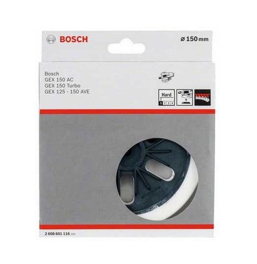 Bosch | Backing Pad Rubber (Hard) for GEX150 Orbital Sander - Toolcraft