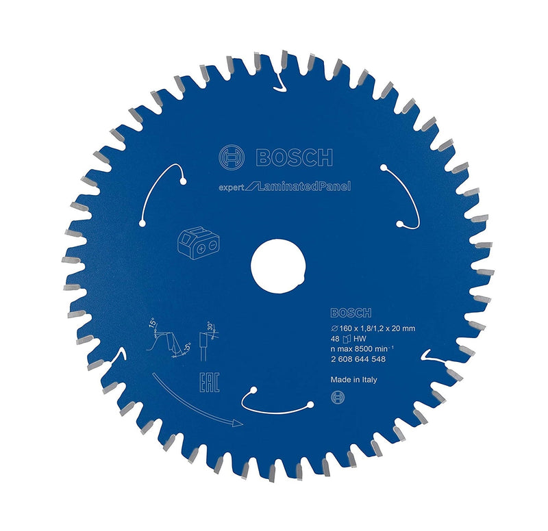 Bosch | Circular Saw Blade 160X20mm 48T Expert for Laminated Panels-Toolcraft
