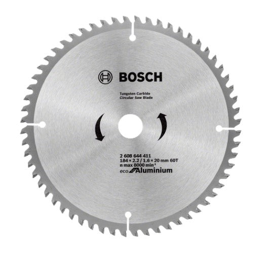 Bosch | Circular Saw Blade 184 x 20mm x 60T Eco for Wood - Toolcraft