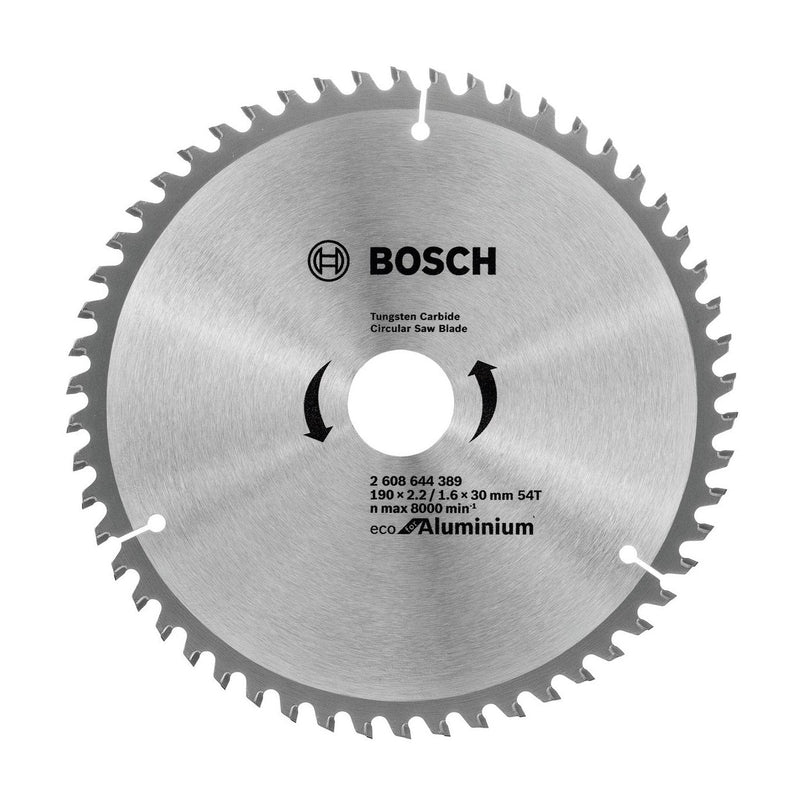 Bosch | Circular Saw Blade 190 x 30mm x 54T Optiline Eco for Aluminium - Toolcraft