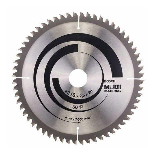 Bosch | Circular Saw Blade Ø-216 60T for Multi-Material - Toolcraft