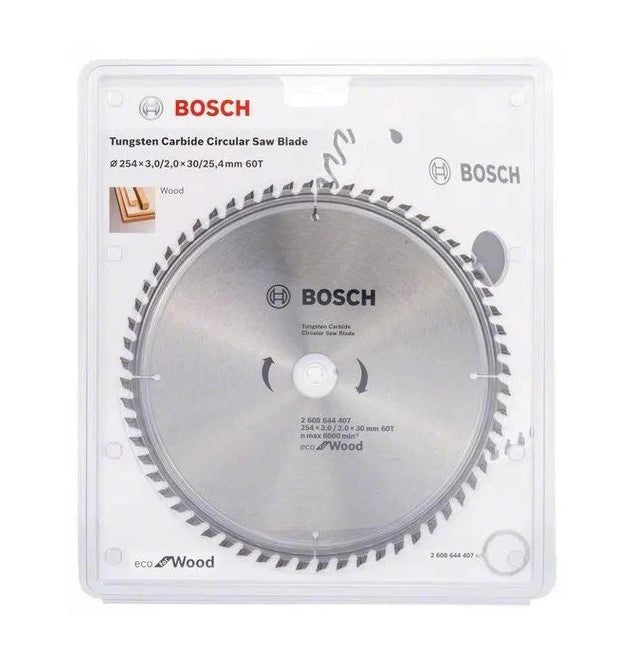 Bosch | Circular Saw Blade 254 x 30mm x 60T Eco for Wood - Toolcraft