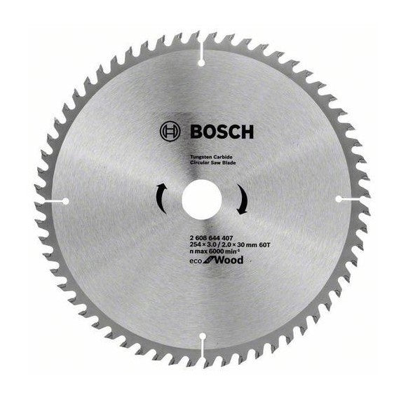 Bosch | Circular Saw Blade 254 x 30mm x 60T Eco for Wood - Toolcraft