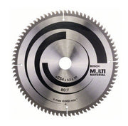 Bosch | Circular Saw Blade 254 x 30mm x 80T Top Precision for Multi-Material - Toolcraft