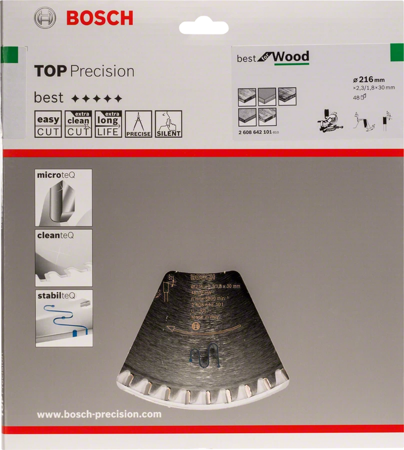 Bosch | Circular Saw Blade BS WO B 216X30mm 48T-Toolcraft