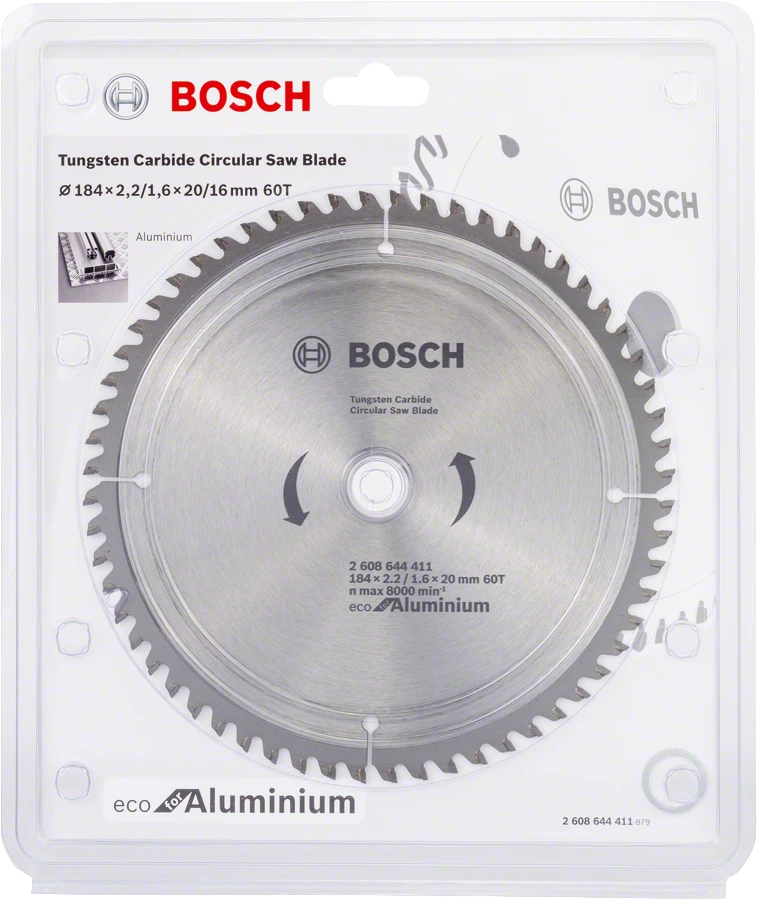 Bosch | Circular Saw Blade EC Al H 184X20mm 60T-Toolcraft