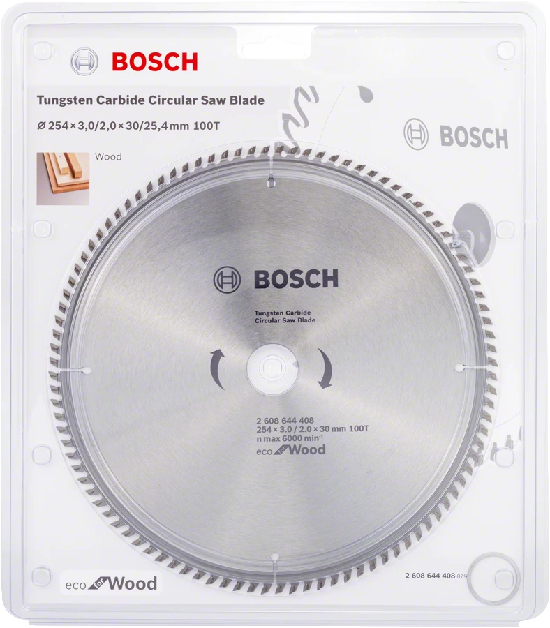 Bosch | Circular Saw Blade EC WO B 254X30mm 100T-Toolcraft