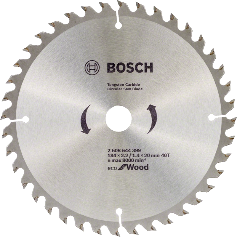 Bosch | Circular Saw Blade EC WO H 184X20mm 40T-Toolcraft