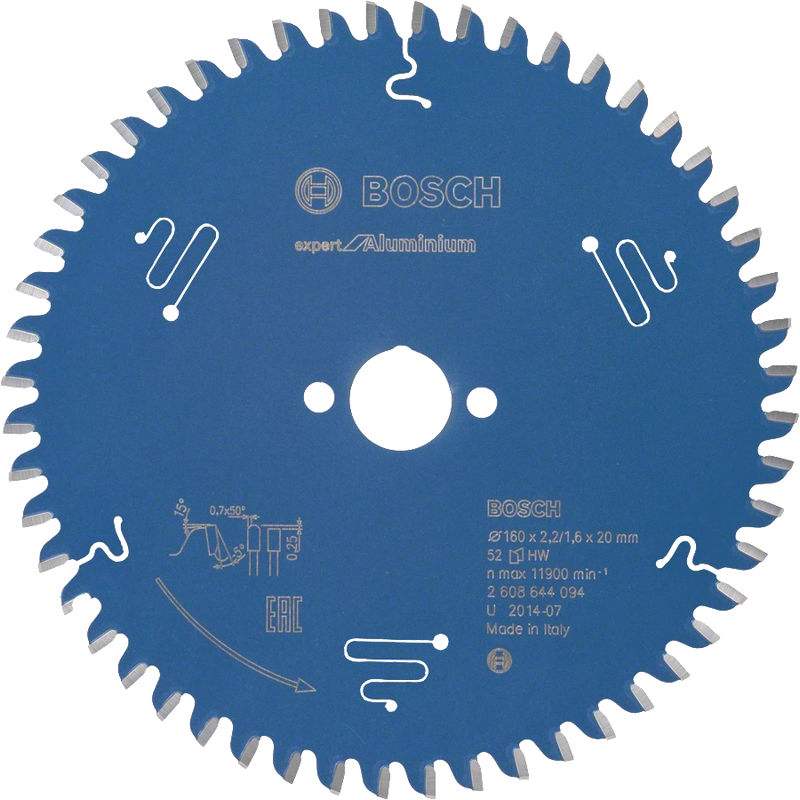 Bosch | Circular Saw Blade EX Al H 160X20mm 52T-Toolcraft