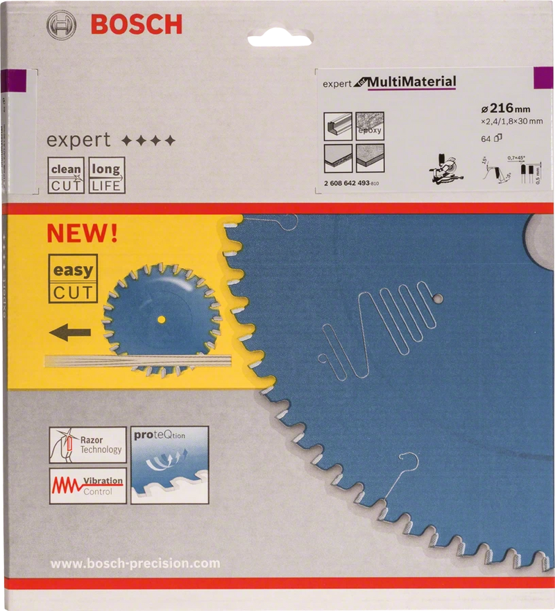 Bosch | Circular Saw Blade EX MU B 216X30mm 64T-Toolcraft