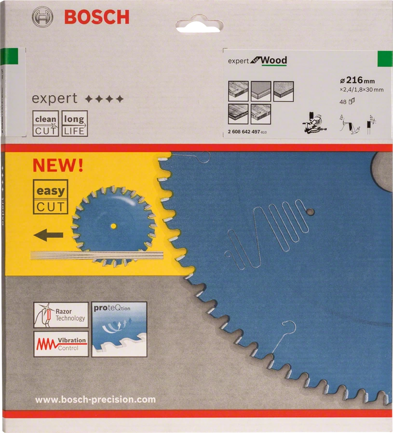 Bosch | Circular Saw Blade EX WO B 216X30mm 48T-Toolcraft