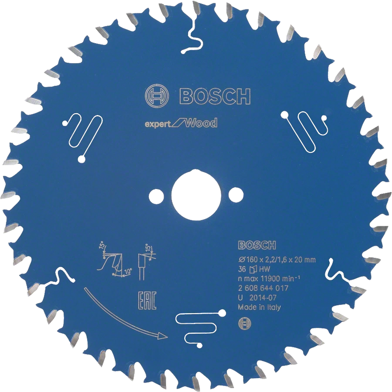 Bosch | Circular Saw Blade EX WO H 160X20mm 36T-Toolcraft
