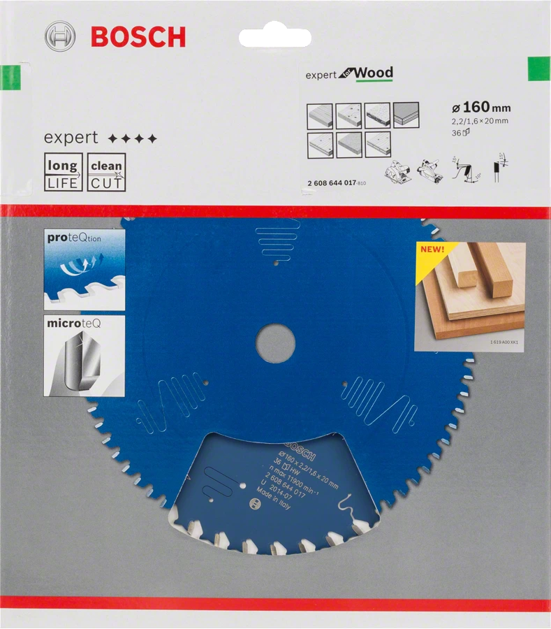 Bosch | Circular Saw Blade EX WO H 160X20mm 36T-Toolcraft