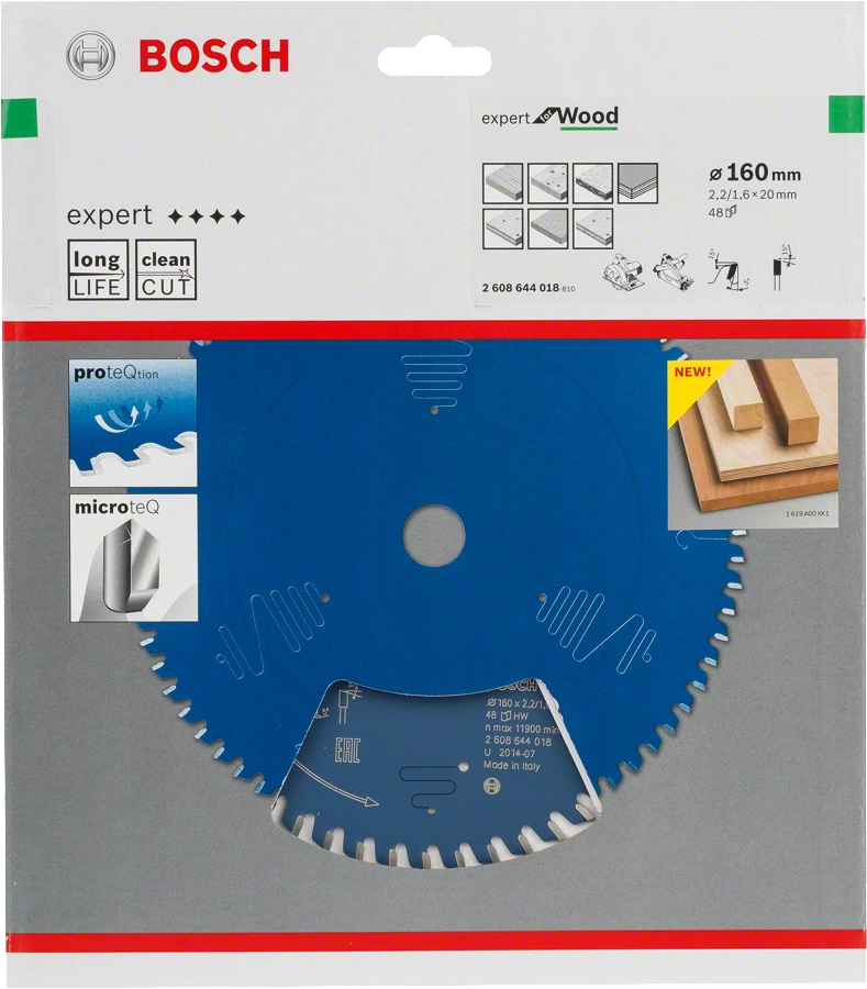 Bosch | Circular Saw Blade EX WO H 160X20mm 48T-Toolcraft