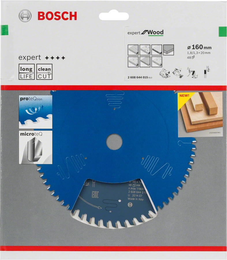 Bosch | Circular Saw Blade EX WO H 184X20mm 40T-Toolcraft
