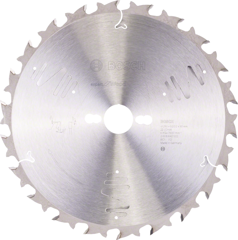 Bosch | Circular Saw Blade EX WO S 250X30mm 22T-Toolcraft
