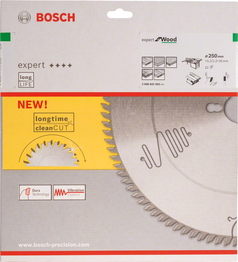 Bosch | Circular Saw Blade EX WO S 250X30mm 22T-Toolcraft