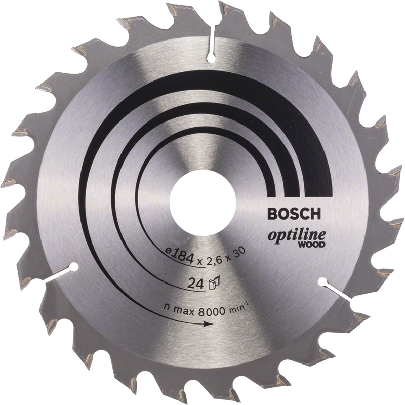 Bosch | Circular Saw Blade OP WO H 184X30mm 24T-Toolcraft