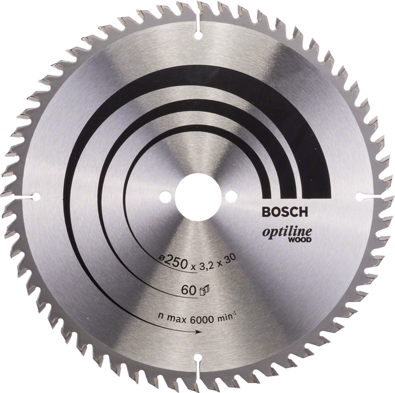 Bosch | Circular Saw Blade OP WO H 250X30mm 60T-Toolcraft