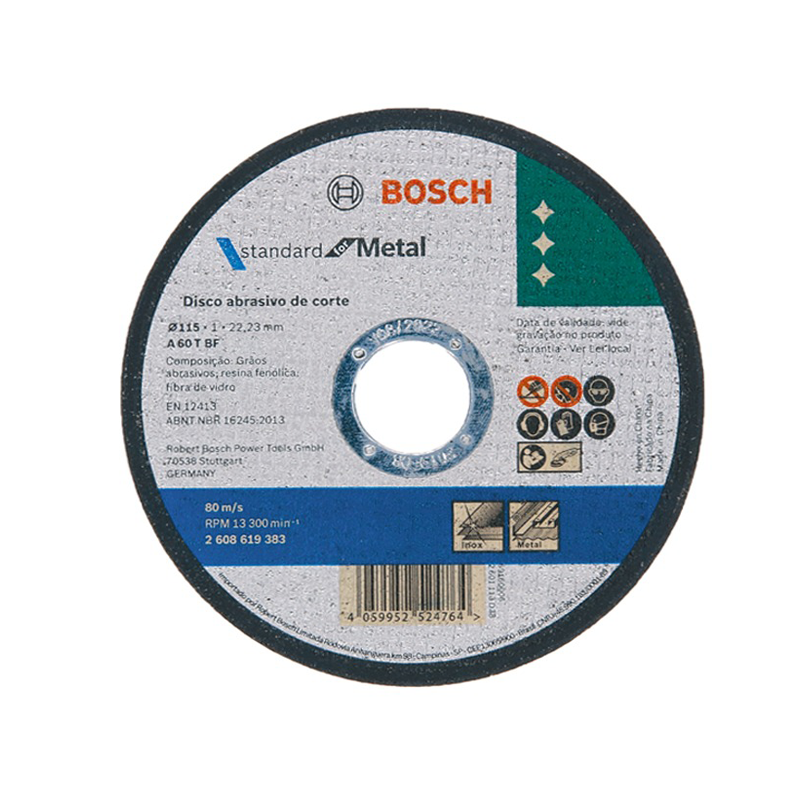 Bosch | Cutting Disc 115mm x 1 x 22.23mm STD for Metal A60T BF-Toolcraft