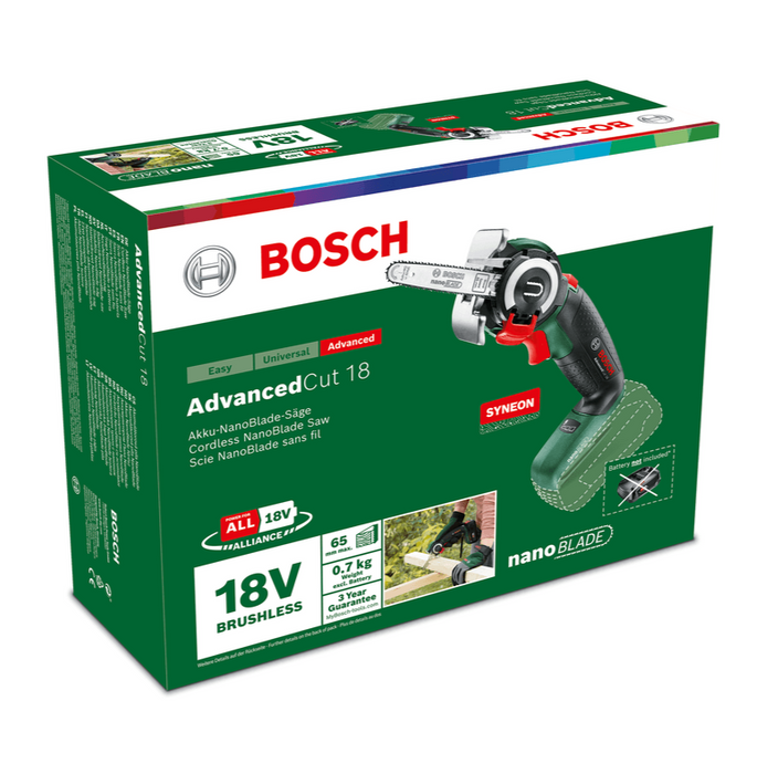 Bosch advancedcut 18 nanoblade 18v sale