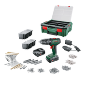 Bosch DIY | UniversalImpact 18V Impact Drill, 2x 1,5Ah Batteries + 241 Acc. (Online Only) - Toolcraft