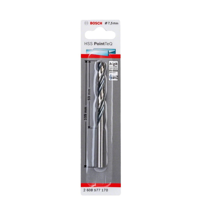 Bosch | Drill Bit HSS PointTeQ 7,5mm 1Pc (Online Only) - Toolcraft