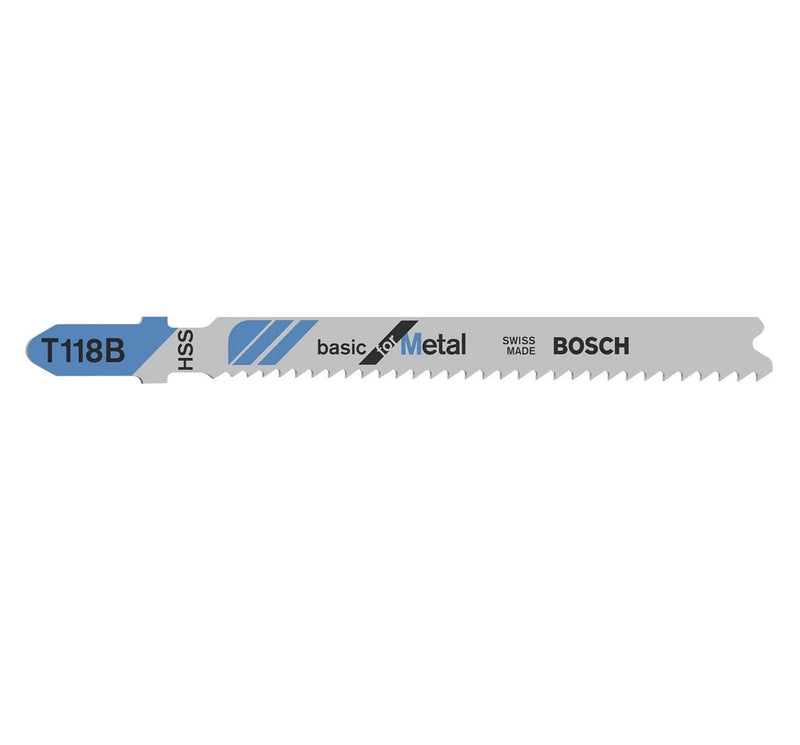 Bosch | Jigsaw Blade T 118 B for Steel 5Pk-Toolcraft