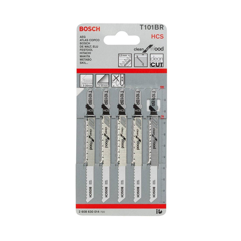 Bosch | Jigsaw Blade T101BR for Wood 5Pk - Toolcraft