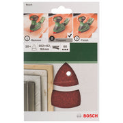 Bosch | Octo Sandpaper 10Pc - Various Grits 80G-Toolcraft