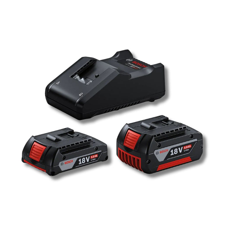 Bosch Professional | Battery Starter Kit 1 X 4.0Ah + 1 X 2.0Ah + 1 X GAL18V-40 Charger-Toolcraft
