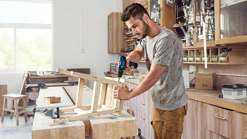 Bosch Professional | Cordless Drill GSB 120-LI, 2 x 12V 2,0Ah Batteries & Charger - Toolcraft