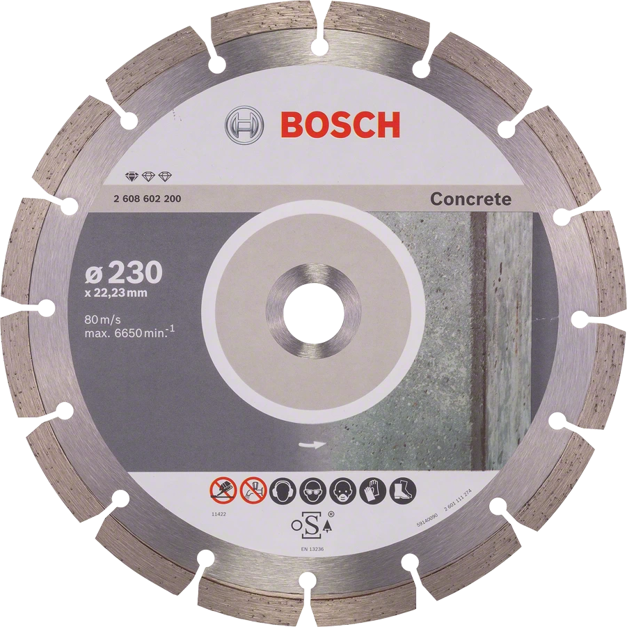 Bosch Professional | Cutting Disc Std for Concrete 230X22,23X2