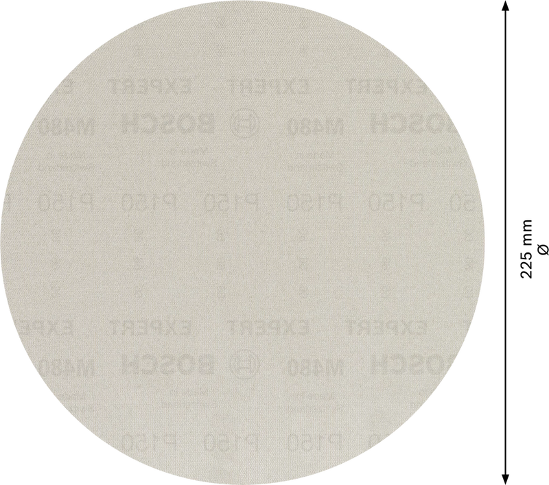 Bosch Professional | Ex25 Foi Abrazive Disc M480 225mm, G150-Toolcraft