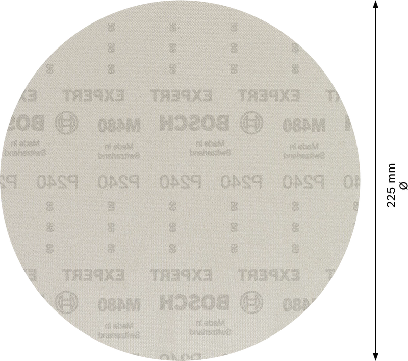Bosch Professional | Ex25 Foi Abrazive Disc M480 225mm, G240-Toolcraft