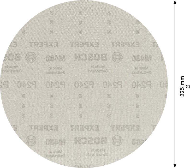 Bosch Professional | Ex25 Foi Abrazive Disc M480 225mm, G240