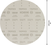 Bosch Professional | Ex25 Foi Abrazive Disc M480 225mm, G320-Toolcraft