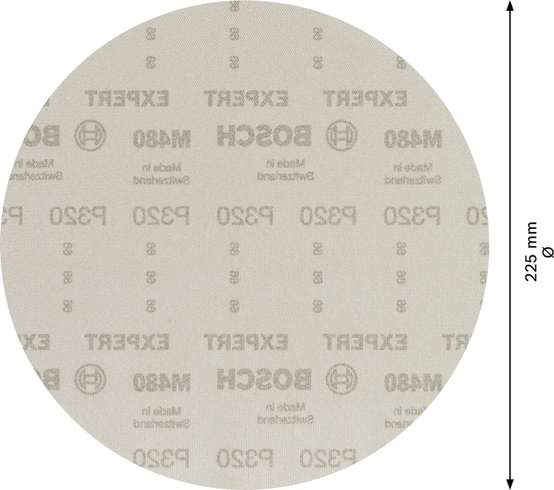 Bosch Professional | Ex25 Foi Abrazive Disc M480 225mm, G320-Toolcraft